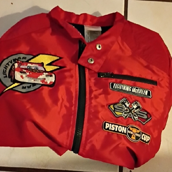 Kids Red Racing Jacket - Picture 9 of 9